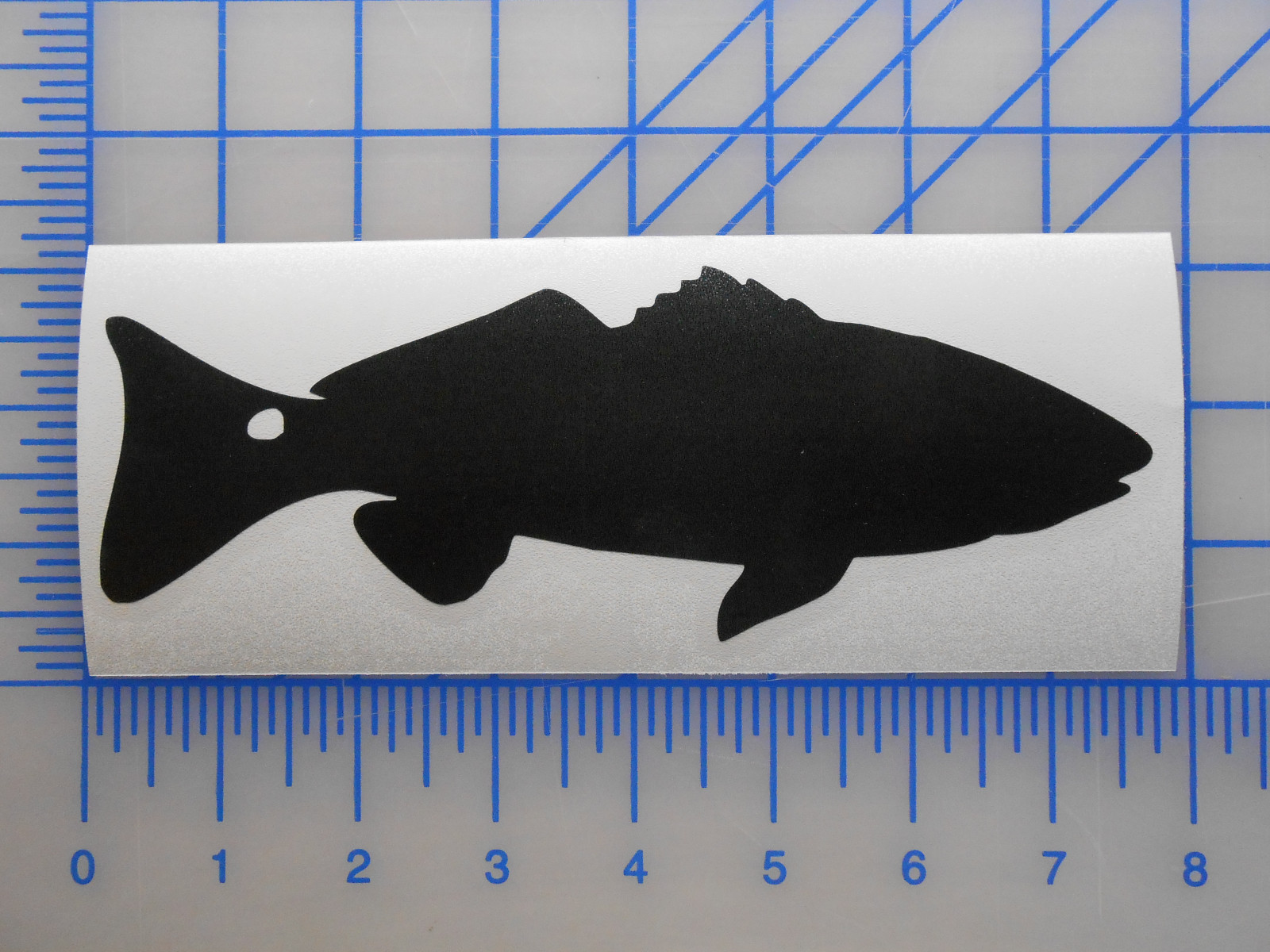 Red Drum Decal Sticker 5.5″ 7.5″ 11″ Inshore Fish Flats Redfish Saltwater Game