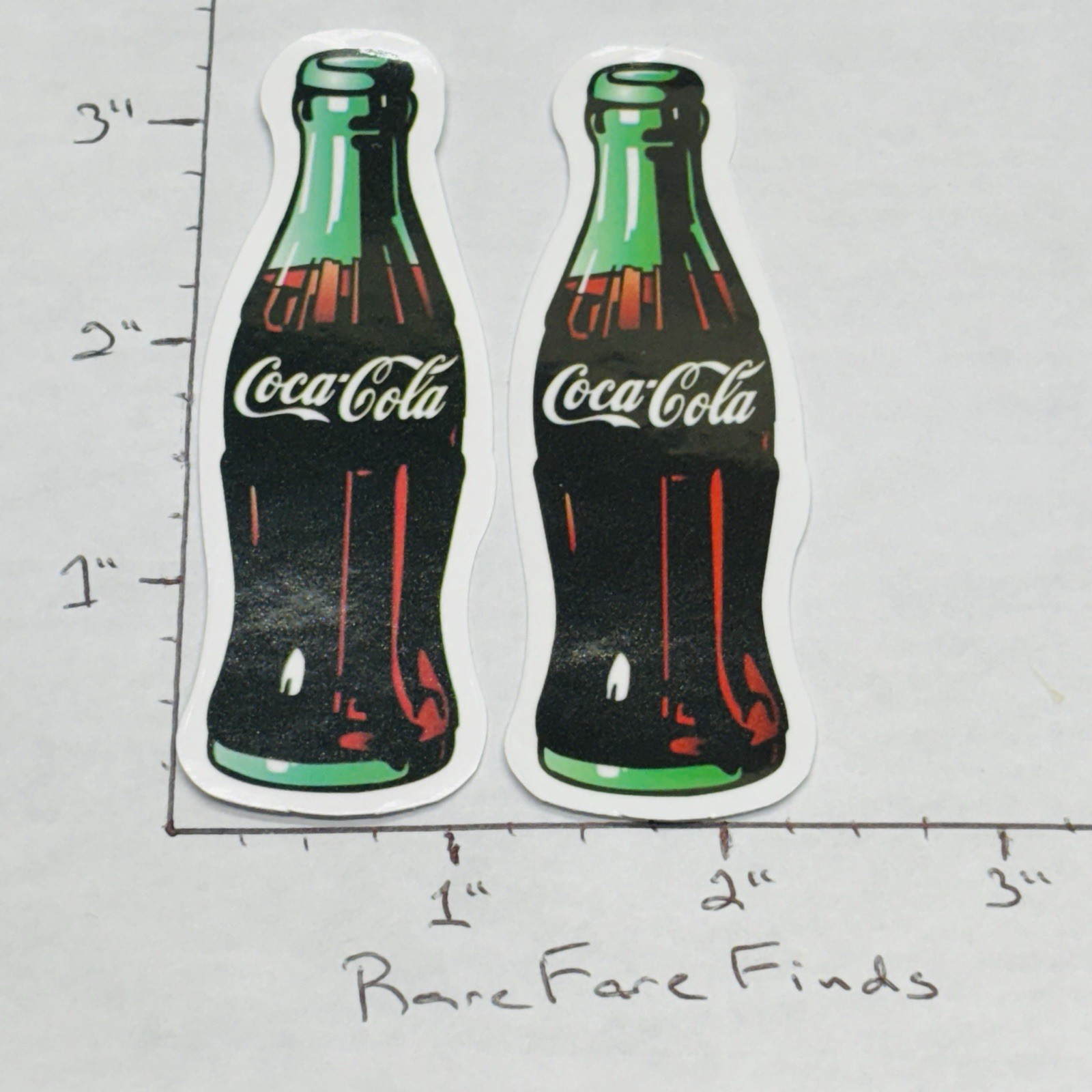 Lot of 2‼ COCA-COLA Coke Skateboard Laptop Bottle Vinyl Sticker • w/ Tracking‼