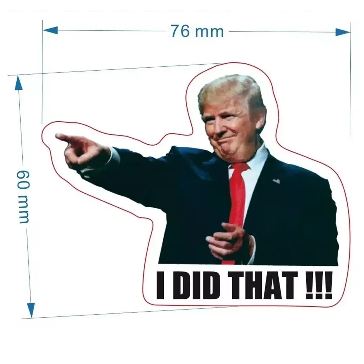 100 Pack Joe Biden “I DID That” Sticker Decal Trump Funny Humor Sticker Car Pump