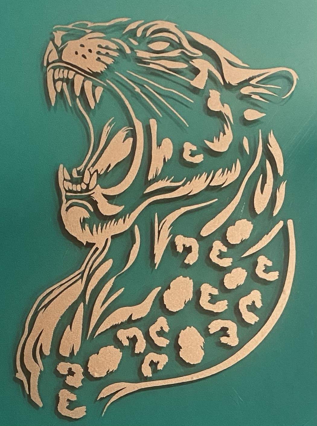 Aztec, Maya Ocelotl, Jaguar Sticker, Decal Vinyl, Mexico, Azteca