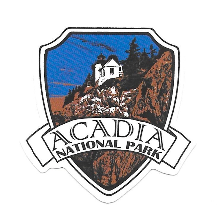 Acadia National Park Vinyl Sticker Maine Lighthouse Die Cut Journal Scrapbook