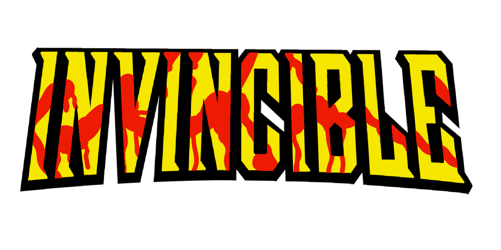 Invincible Sticker Title Vinyl Decal