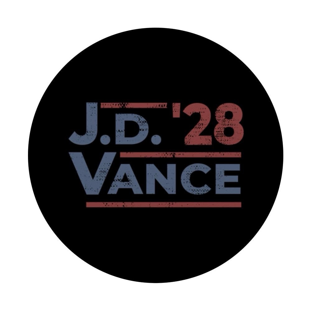 JD Vance 2028 Presidential sticker, 3” 5 Pack Of Stickers For Tumbler Or Laptop