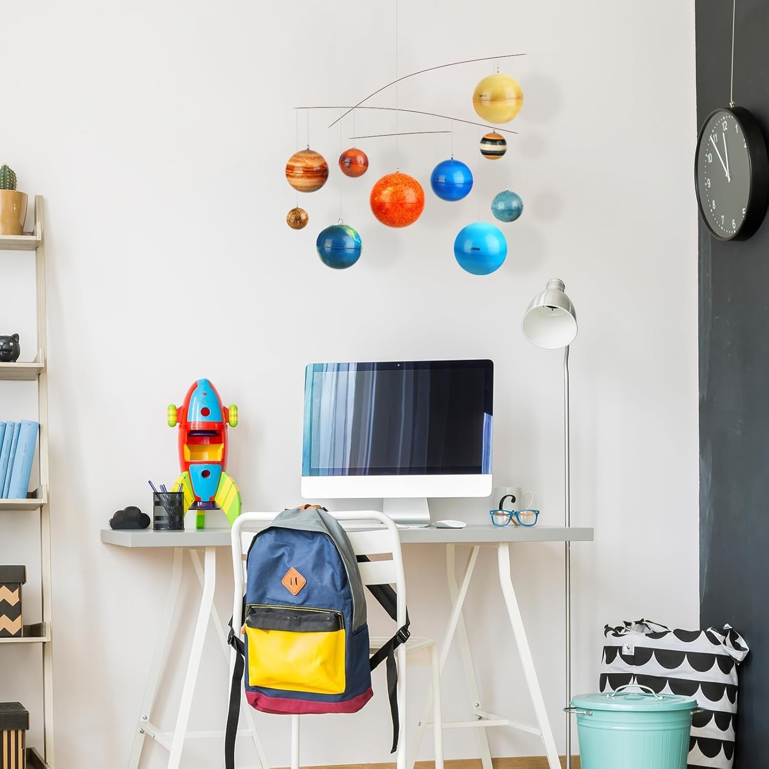3D Solar System Mobile Hanging Planets Solar System Decor Education… Fast Ship