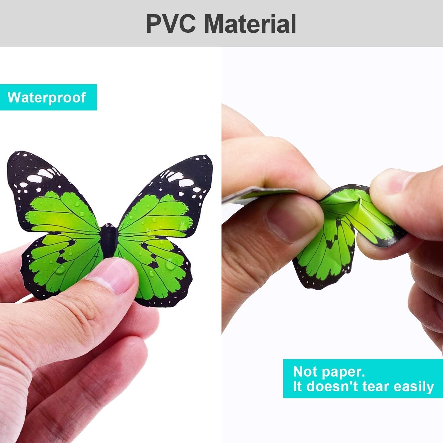 80pcs Foldable Butterfly Wall Stickers – Easy to Apply & Beautifully Realistic