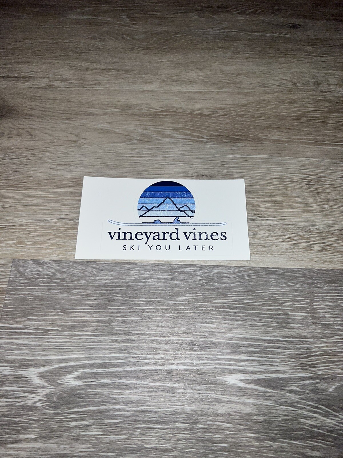 New Authentic Vineyard Vines Ski You Later Sticker Laptop Hydro Yeti Decal