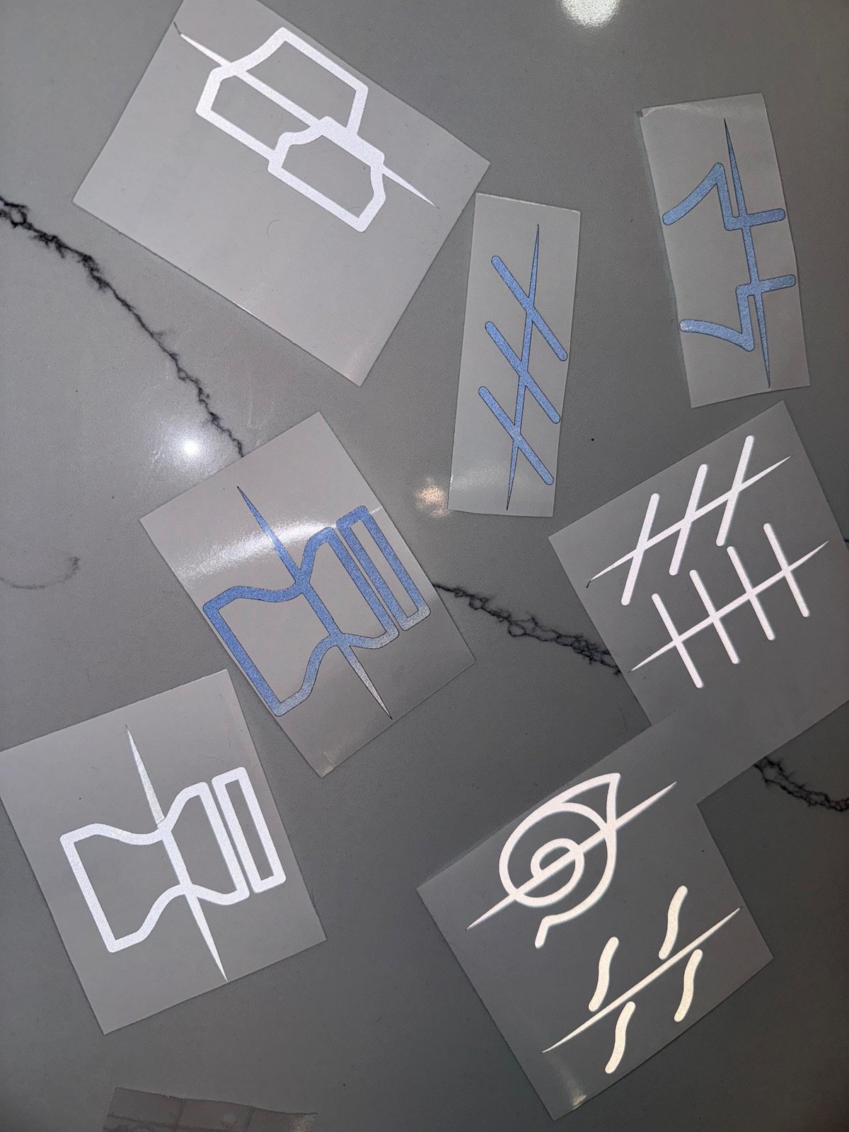 Hidden Mist Inspired Reflective Car Decal Emblem Window Vinyl Sticker 55+ Colors