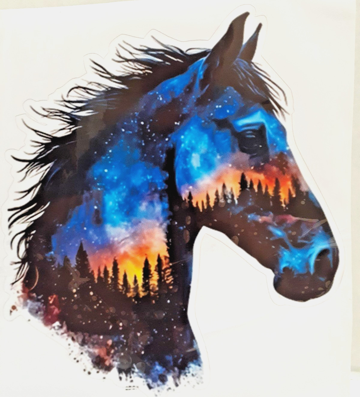 Cosmic Horse Vinyl Decal Sticker 7″ x 6.25″