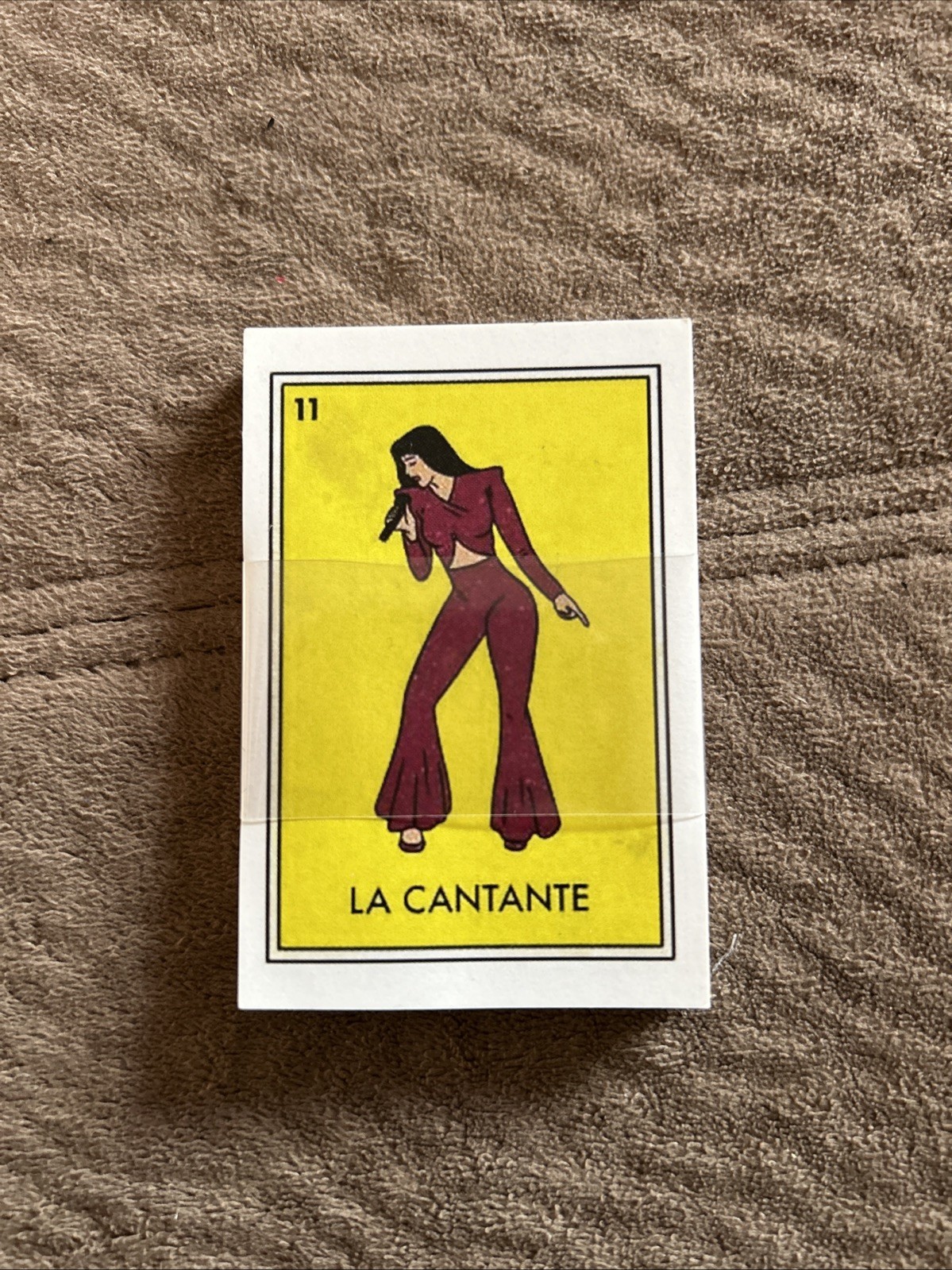 30 SELENA LA CANTANTE MEXICAN BINGO LOTERIA CARD Stickers 3×2 Inch