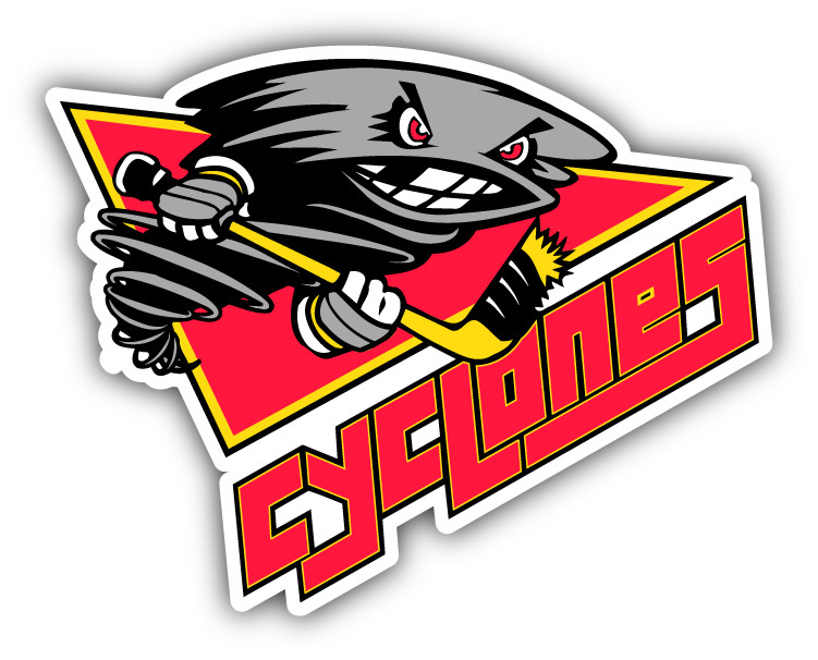 Cincinnati Cyclones Hockey Logo Car Bumper Sticker Decal – 3”, 5” or 6”