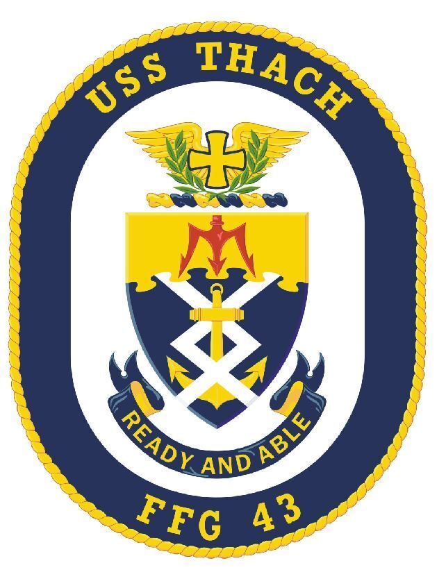 USS Thach Sticker Decal M219