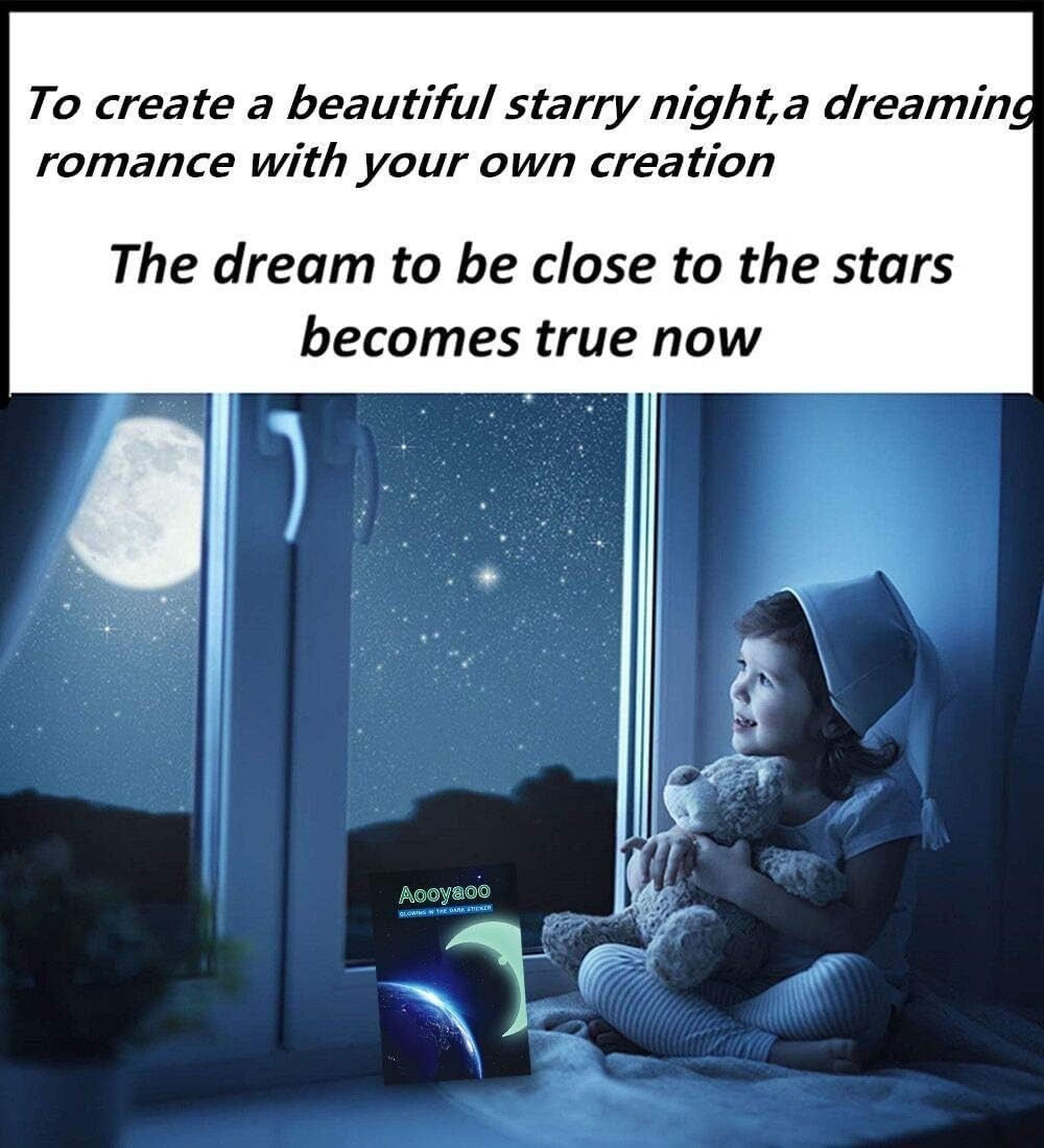 Multi-Sized 3D Glowing Stars Wall Decals for Kids’ Bedrooms & Parties – 452 Pcs