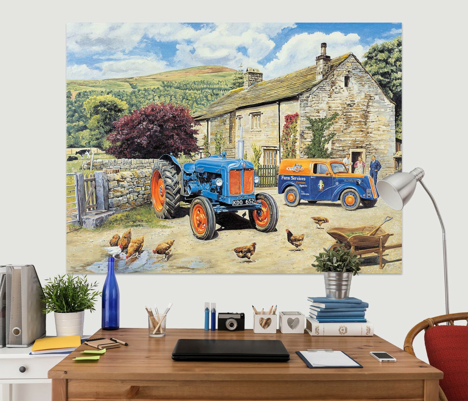 3D Farm Chicken ZHU163 Wall Stickers Wall Murals Wallpaper Trevor Mitchell Amy