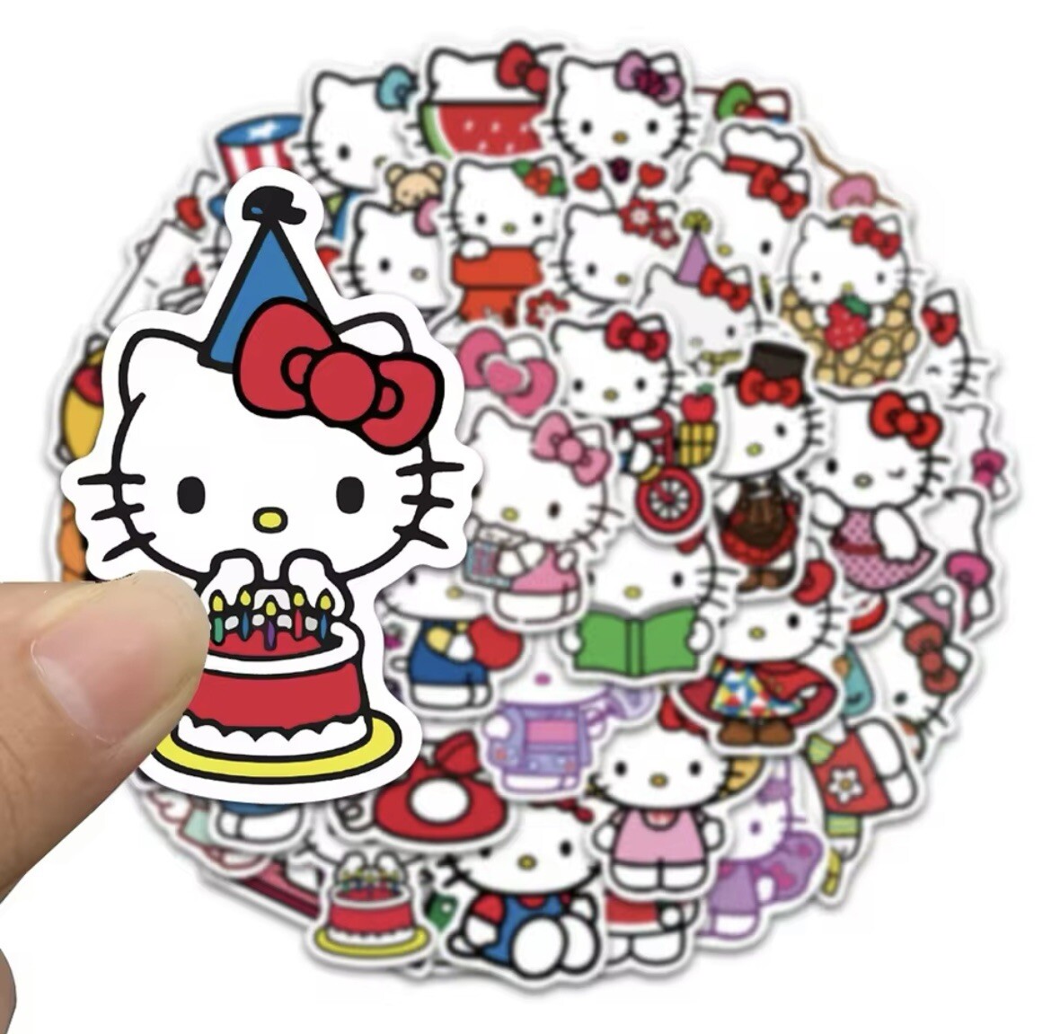 Hello Kitty Stickers 50pk Random Fun Holiday Hello Kitty Character Stickers