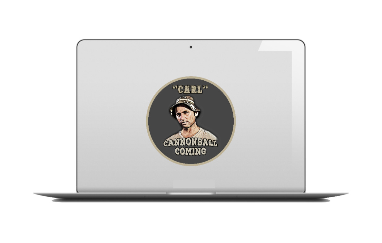 Movie Caddyshack (Carl) – 4″ Handmade Vinyl Decal Vehicle Laptop Cooler Man Cave