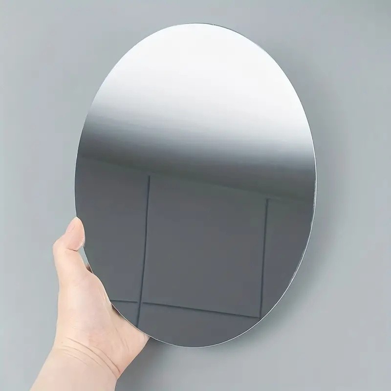 Flexible Acrylic Mirror Sticker Self Adhesive Living Room Background Wall Accent