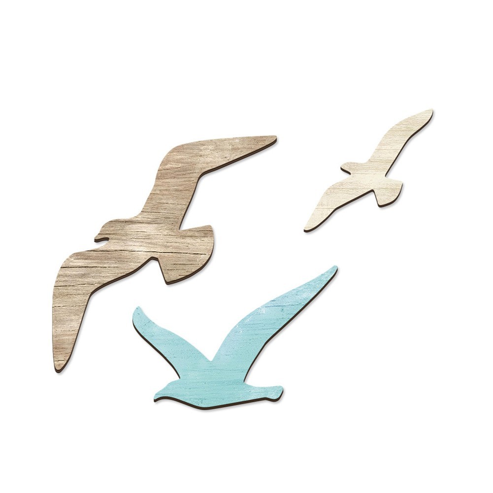 Beach Wall Decor Seagull Wall Art Coastal Wall Decor Handcrafted Wood Art