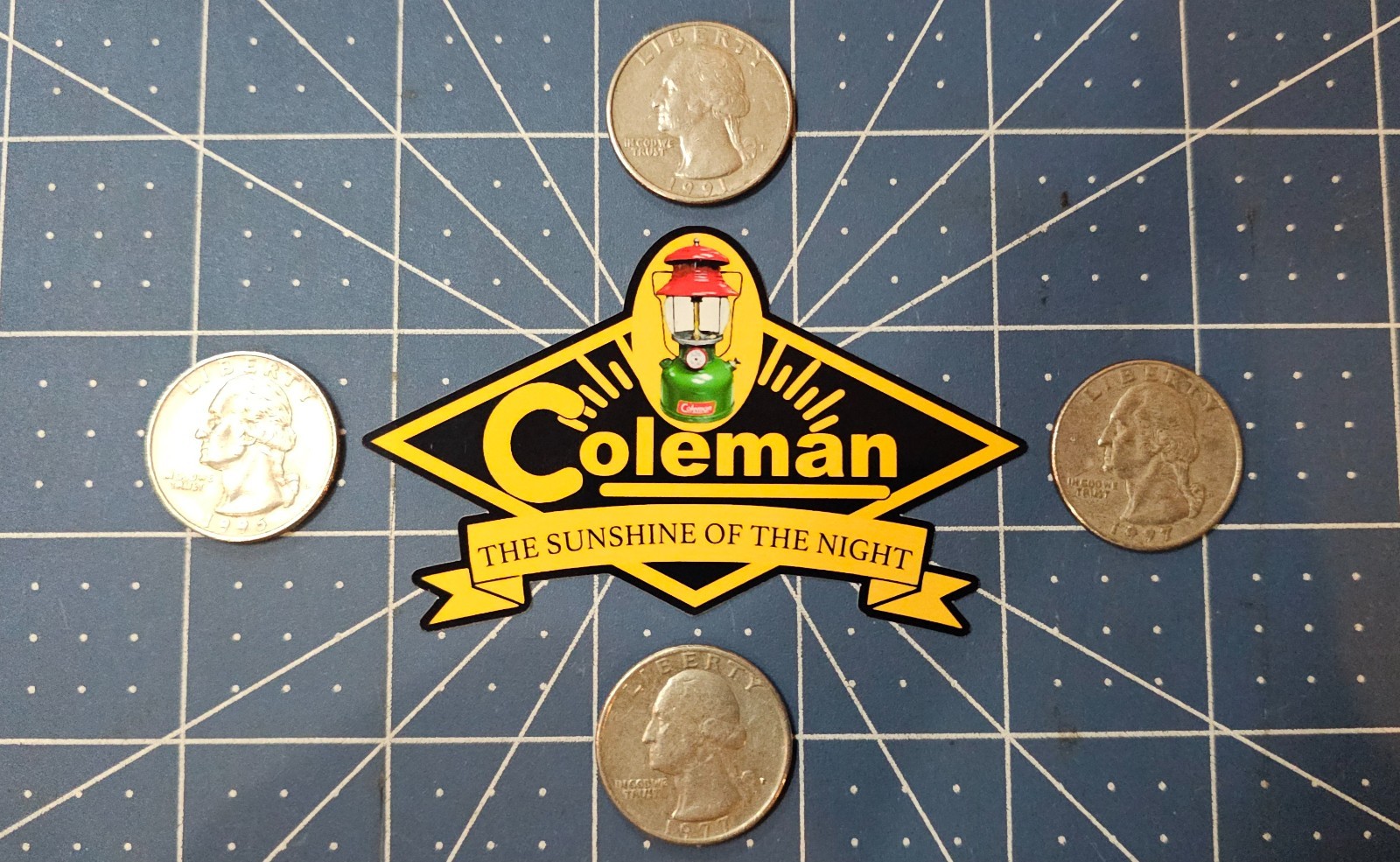 Coleman “The Sunshine Of The Night” (Collectible Sticker) (CHRISTMAS EDITION)