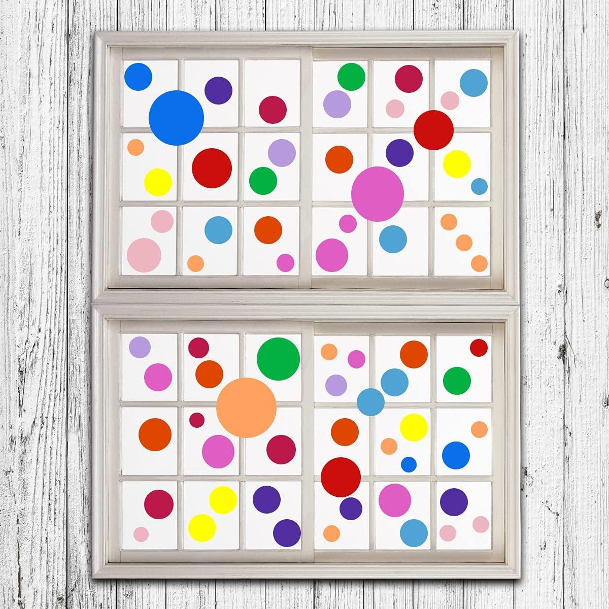 264 Pieces Polka Dot Wall Decals Circles Decals for Wall Vinyl Dots Stickers