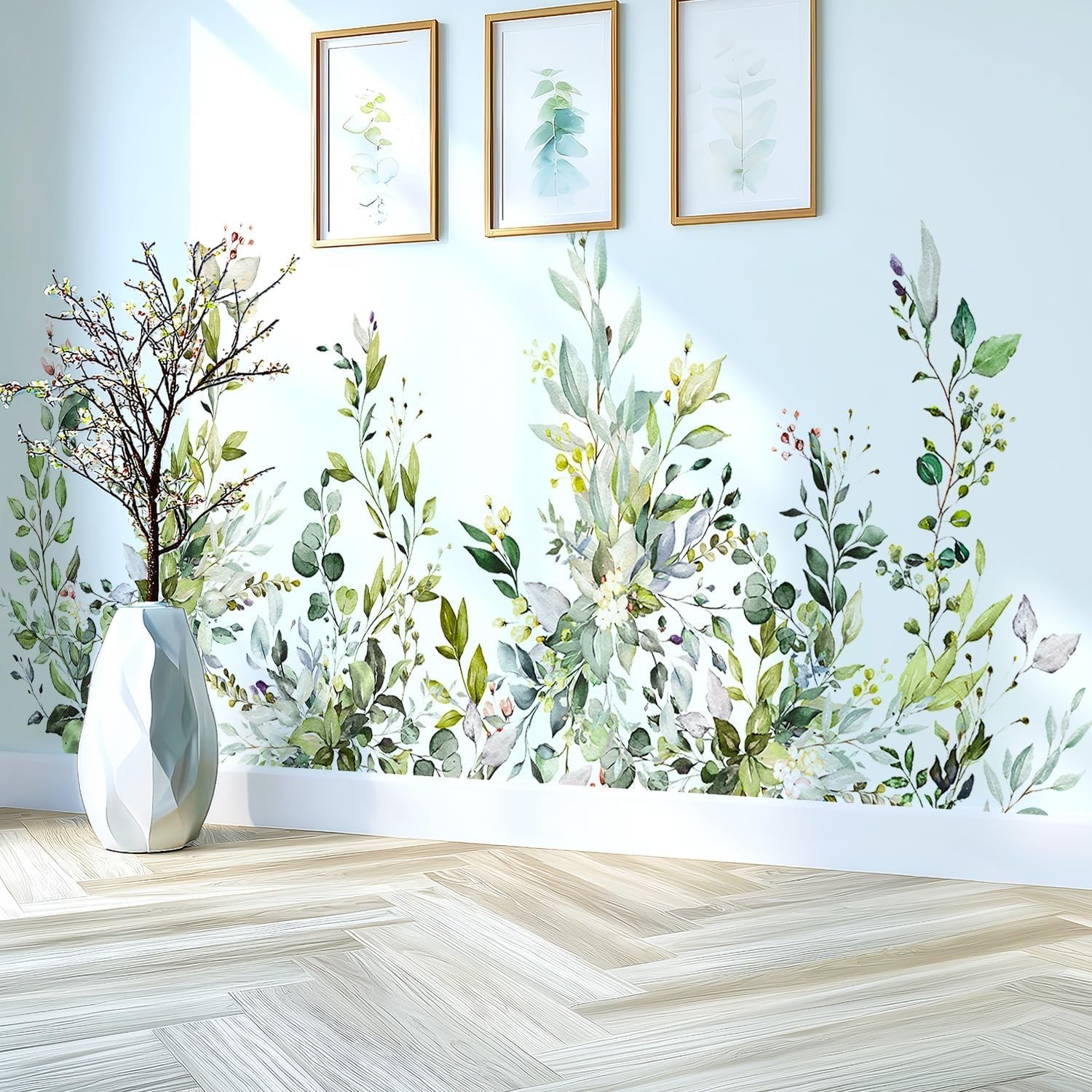 Floral Flowers Wall Stickers – Large Peel and Stick Decals