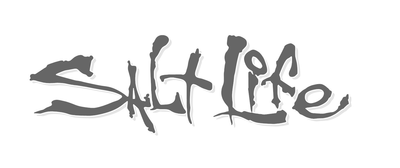 Salt Life Signature – CHOOSE Size & Color – Vinyl Decal Sticker – FREE S/H
