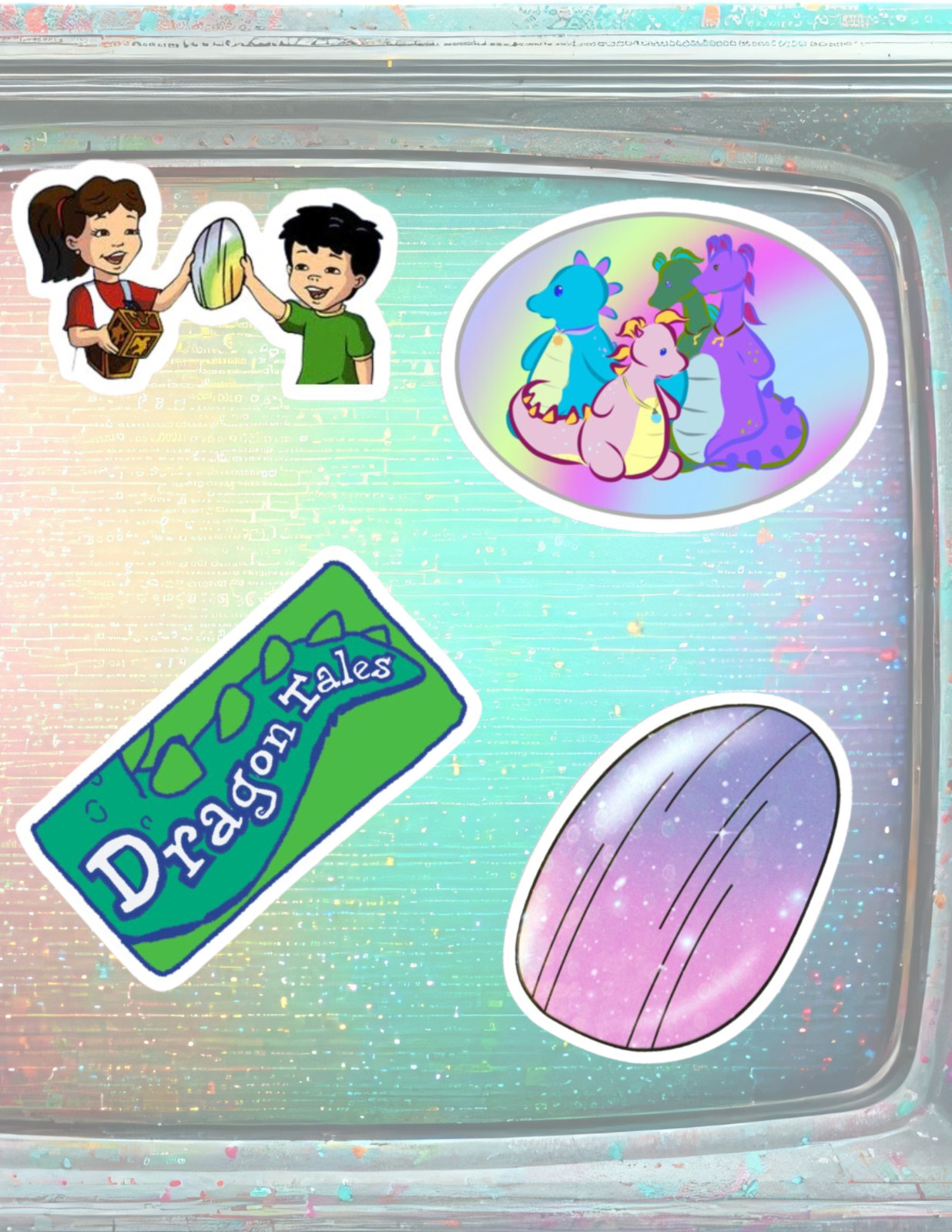 Dragon Tale PBS 4pc Stickers Pack