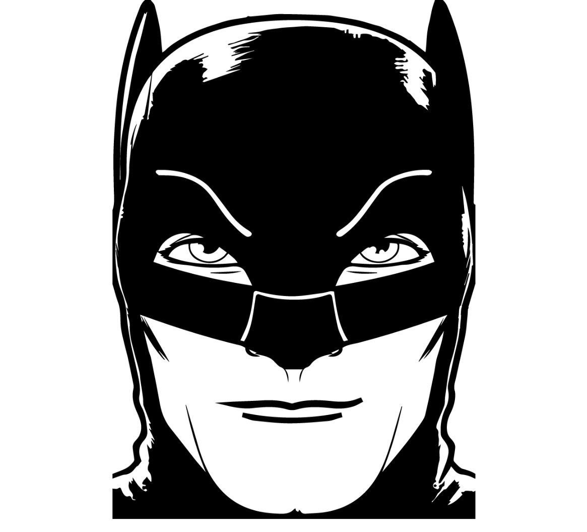 Adam West vinyl decal Batman DVD batmobile 66 gotham comic book 6″x8″