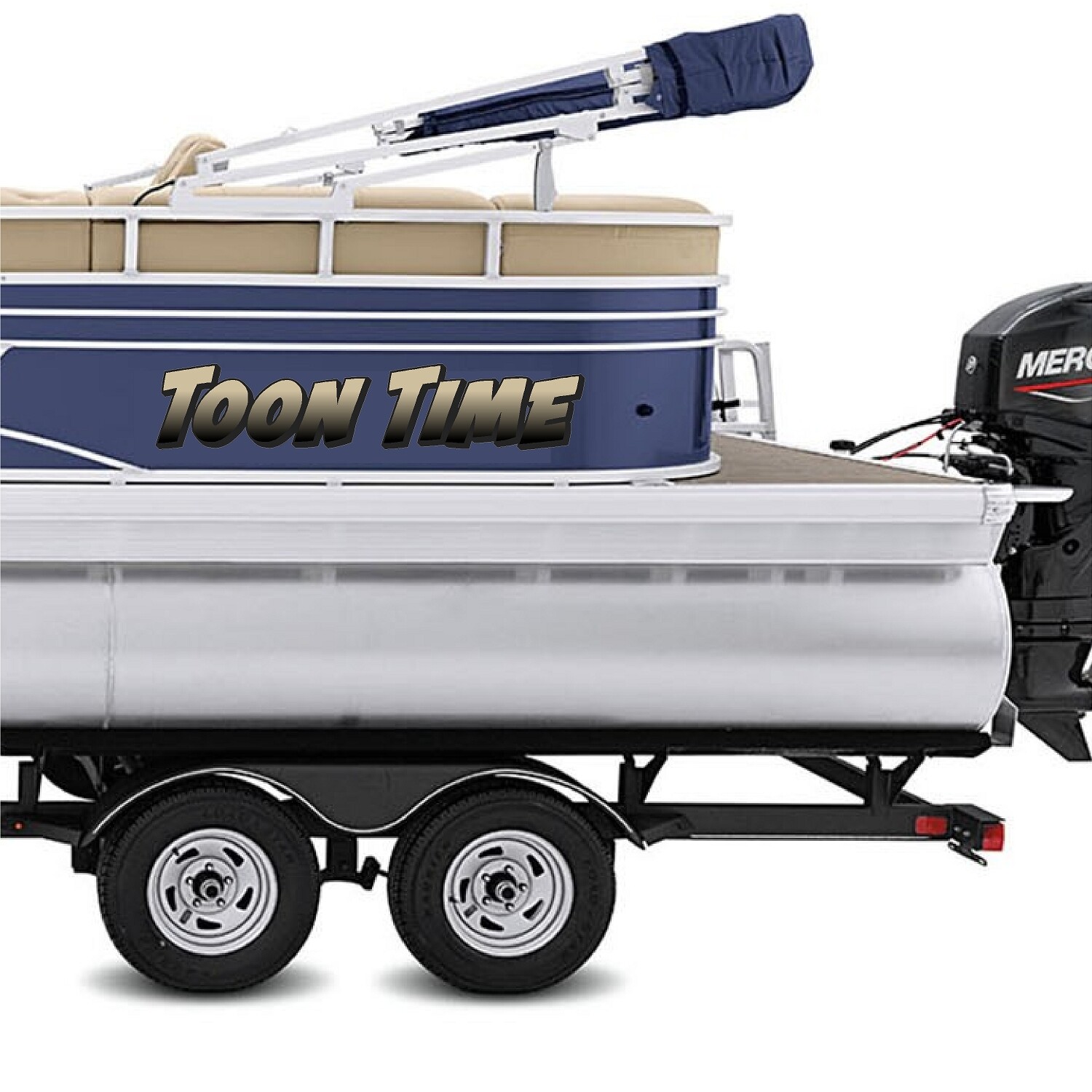 Boat Name Decal 6×36″ / Custom Hull Graphic / Premium Marine Vinyl Lettering GRB