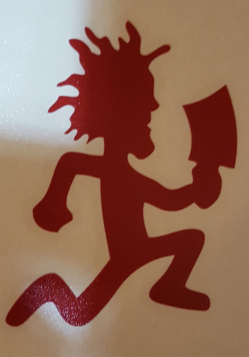 6x ICP Hatchet Man Decal Sticker Big 2″ inch tall for window