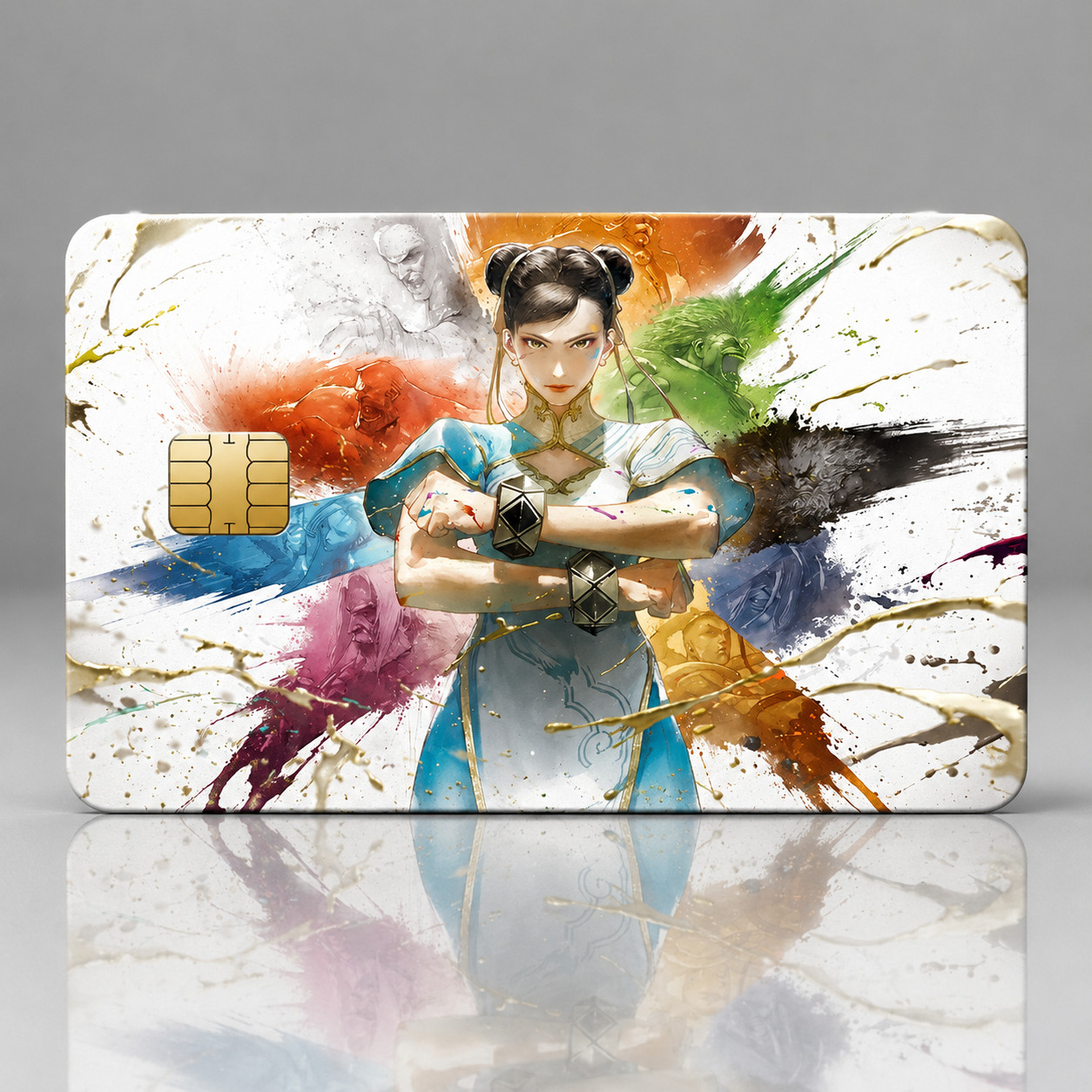 Chun-Li Strongest Woman Street Fighter 6 Retro Games Debit Card Credit Card Skin