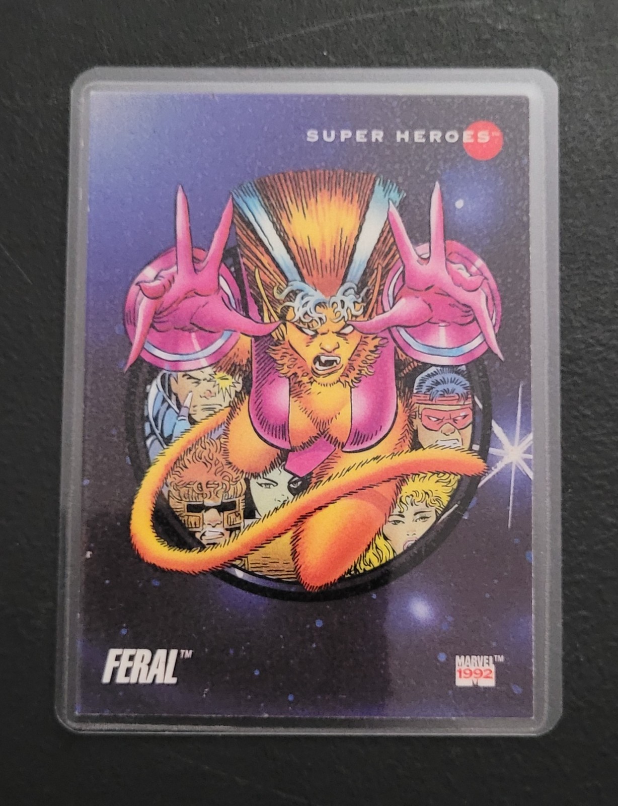1990’s Impel Marvel Universe Super Heroes Fridge/Locker/Cabinet Laminated Magnet