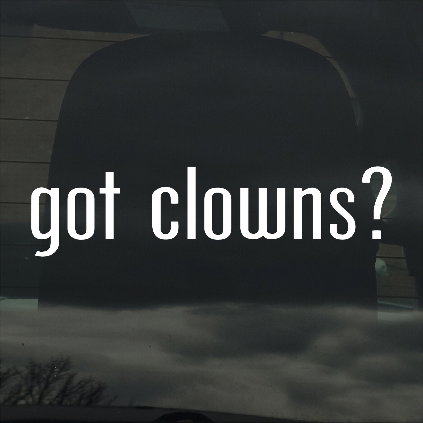 Got Clowns? Custom Vinyl Sticker / Decal Circus, Makeup, Horror
