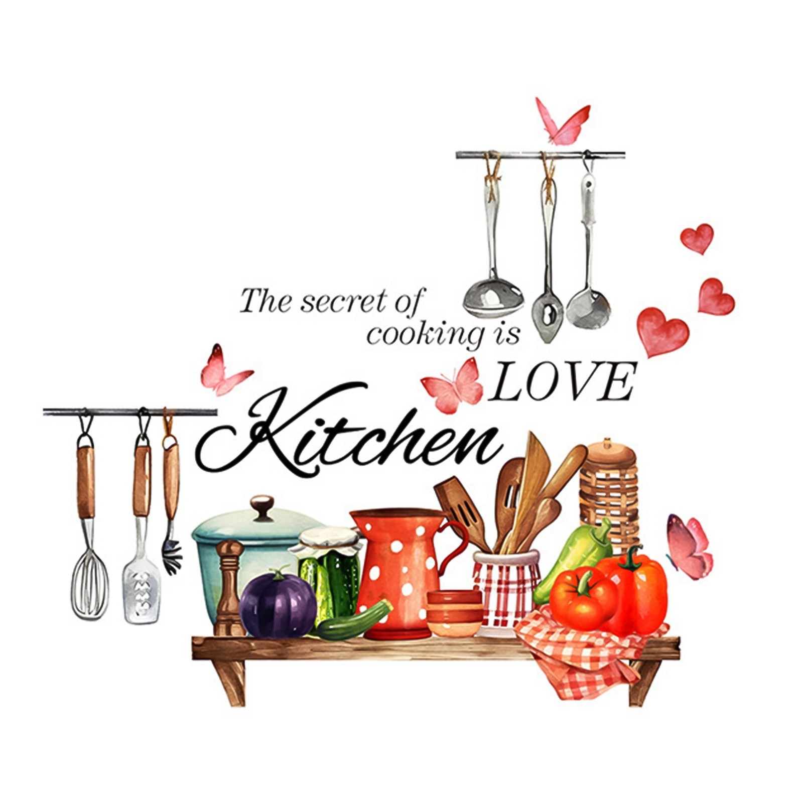 Decorative Stickers Restaurant Decor Restaurant Decor PVC Matte Material