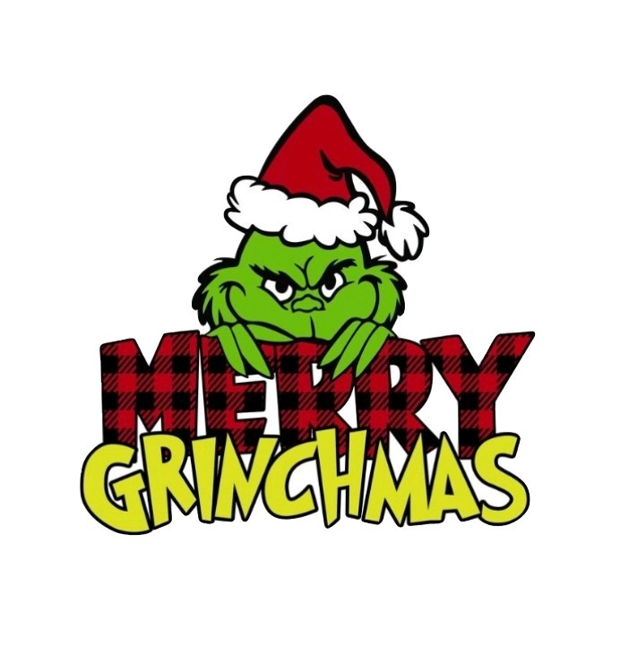 Christmas Grinch Sticker Decal Die Cut Laminated