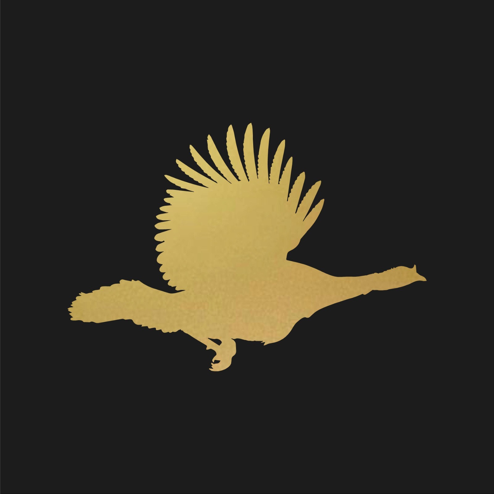 Turkey Flying Wildlife Bird Vinyl Decal Window Wild birds life sticker