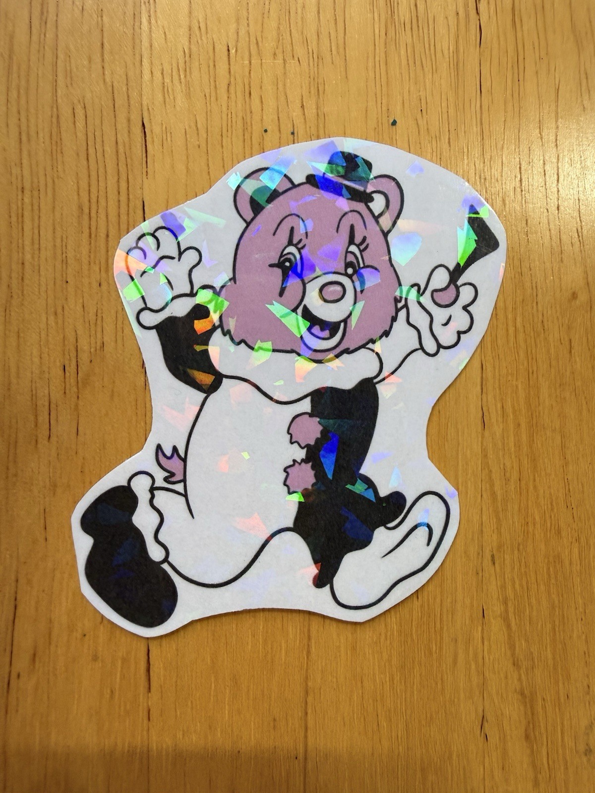 Carebear art the clown terrifier art sticker decal horror Halloween style