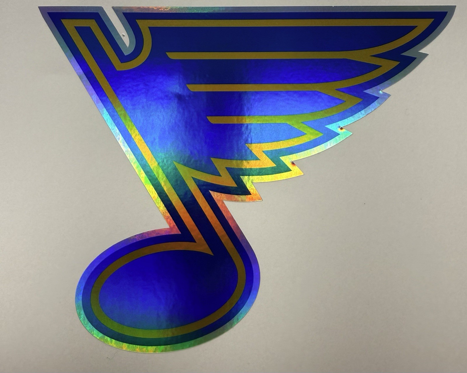 St. Louis Blues Holographic Vinyl Decal