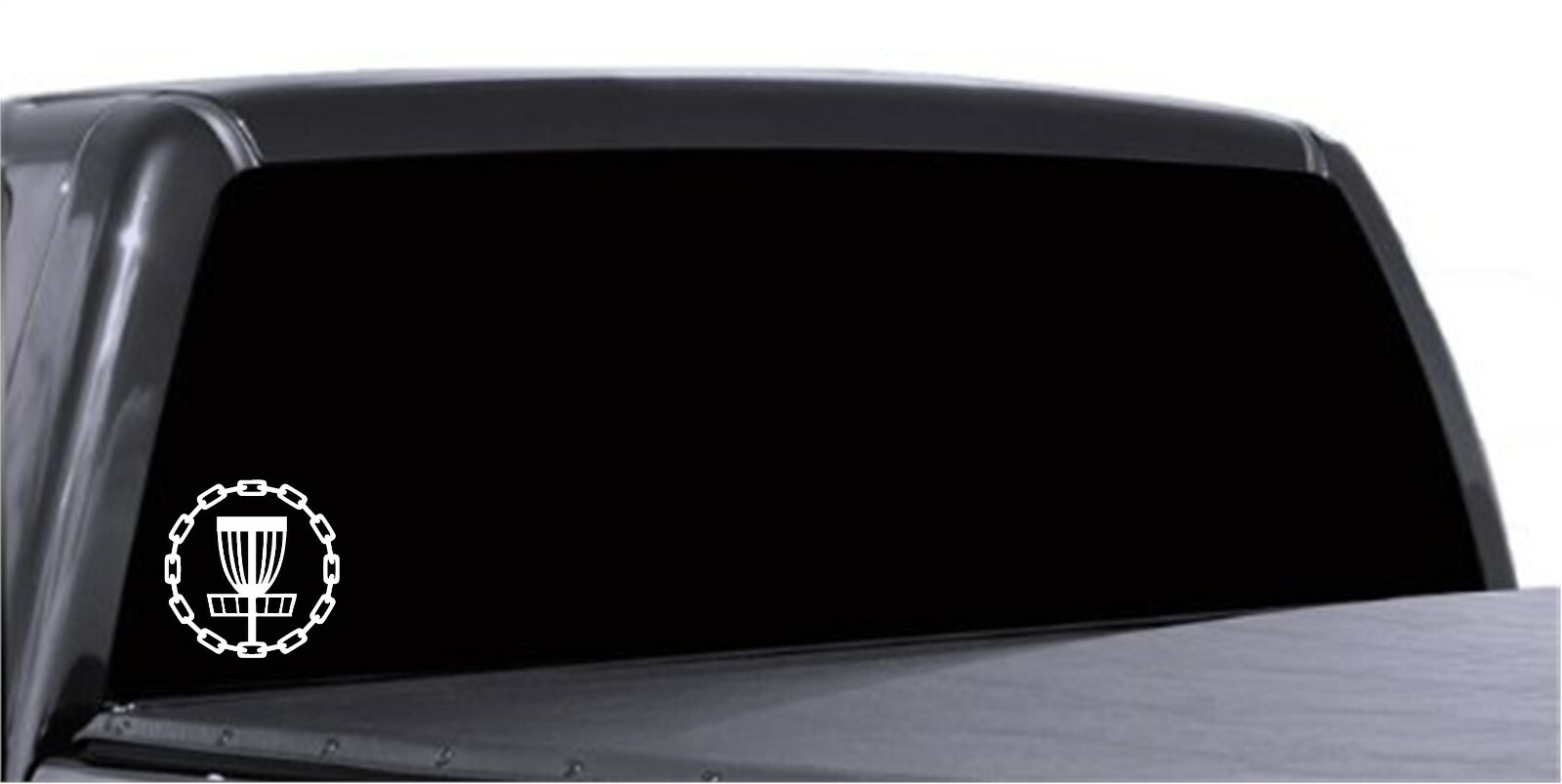 Disc Golf Basket Chain Circle Vinyl Decal Sticker Car Window Mug Laptop Stencil