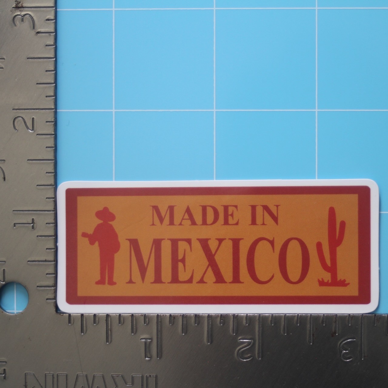 Mexican Sticker (MADE IN MEXICO) Chicano Mexico Pride, Gloss PVC Decal