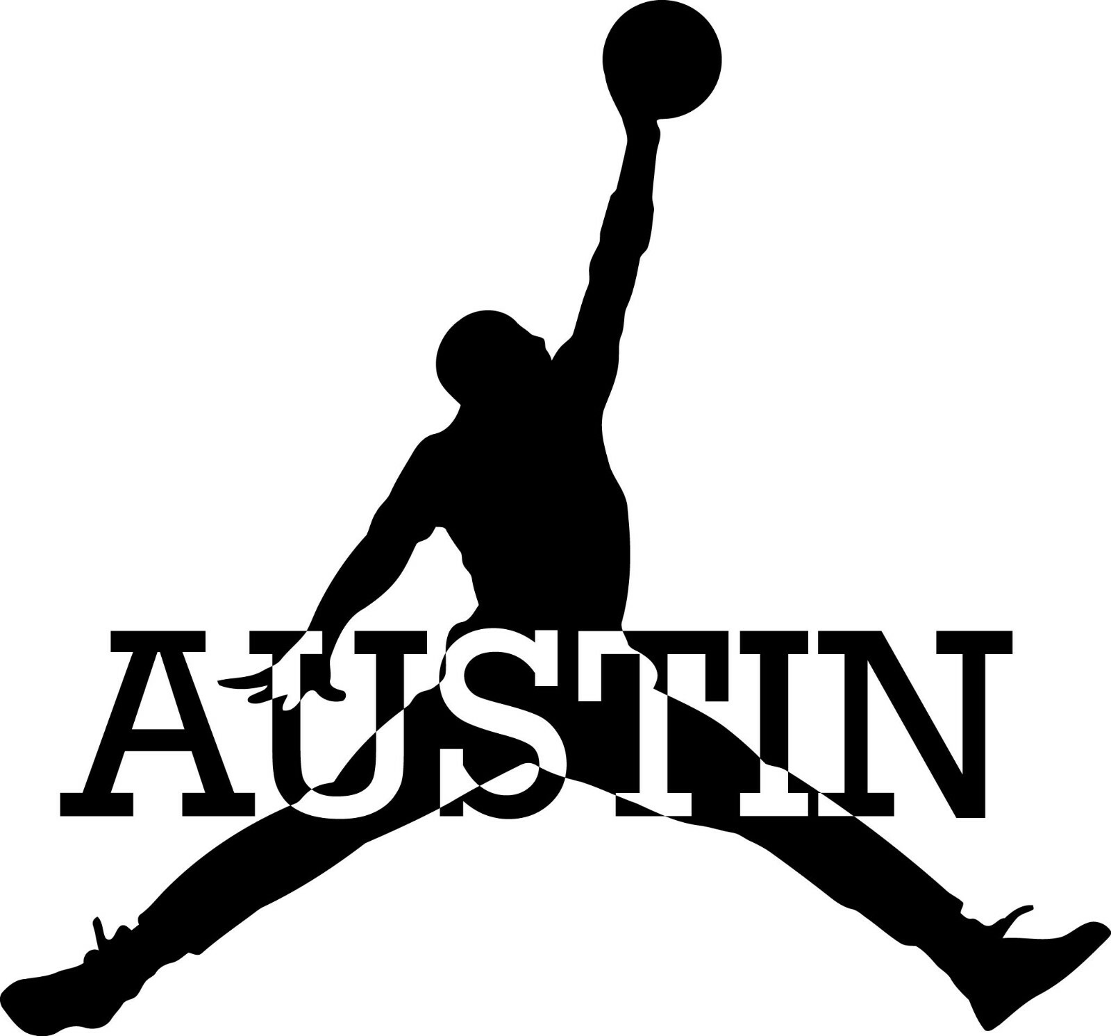 Personalized Air Jordan Wall Decal Basketball Vinyl Sticker Custom Poster 147nnn