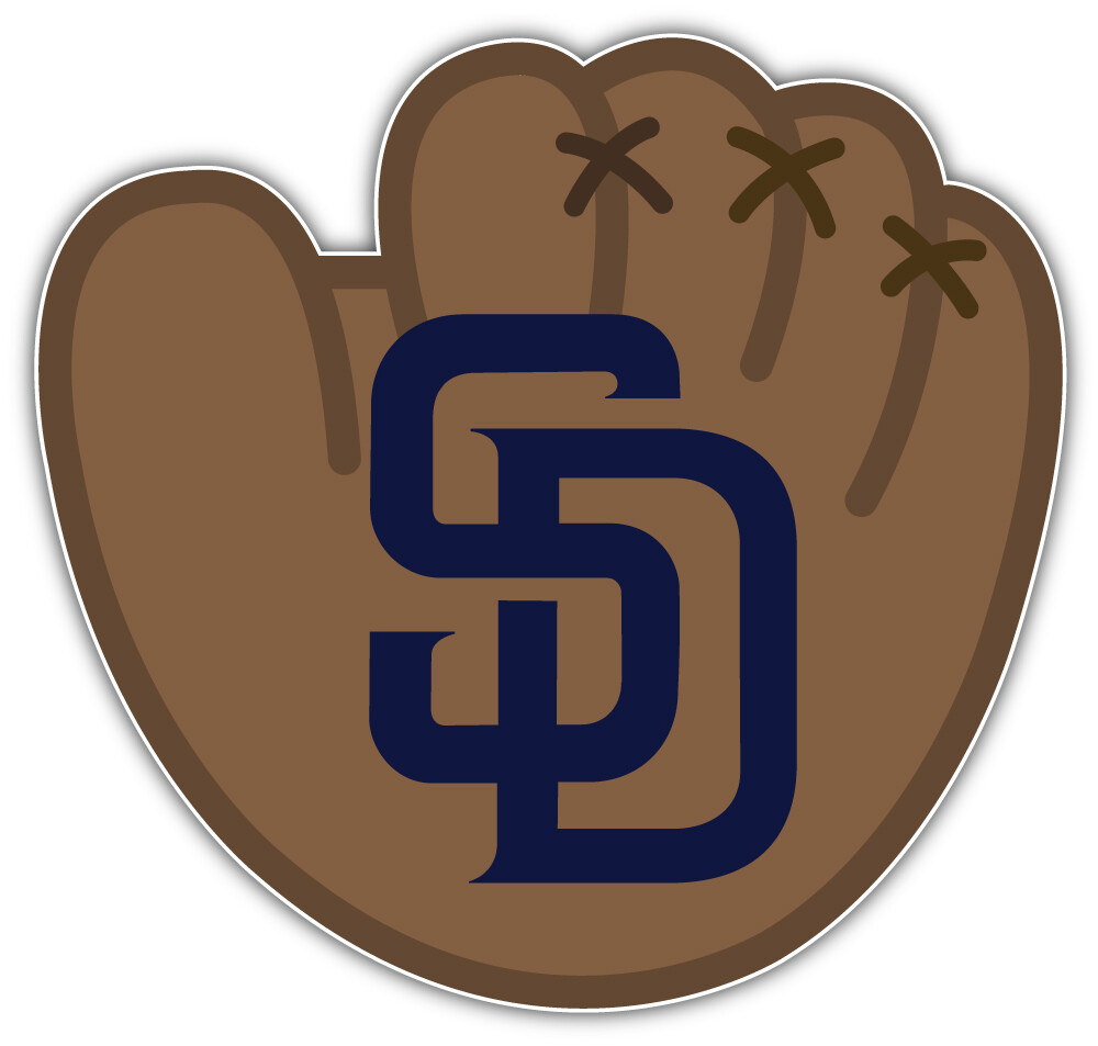 San Diego Padres MLB Baseball Sport Logo Car Bumper Sticker Decal “SIZES”