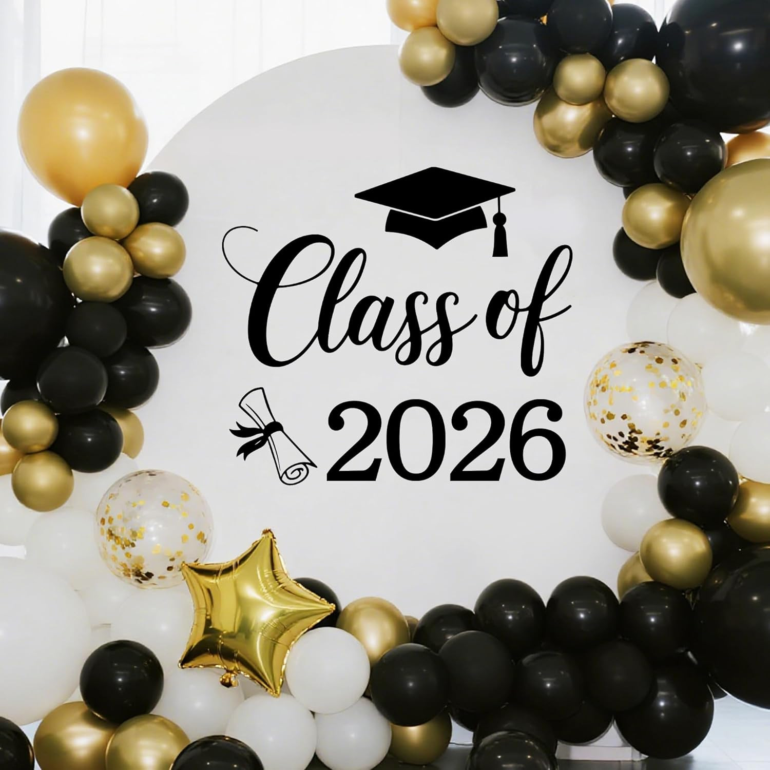 Class of 2026 Wall Decal Class of 2026 Decal for Balloon Arch Backdrop We Are so
