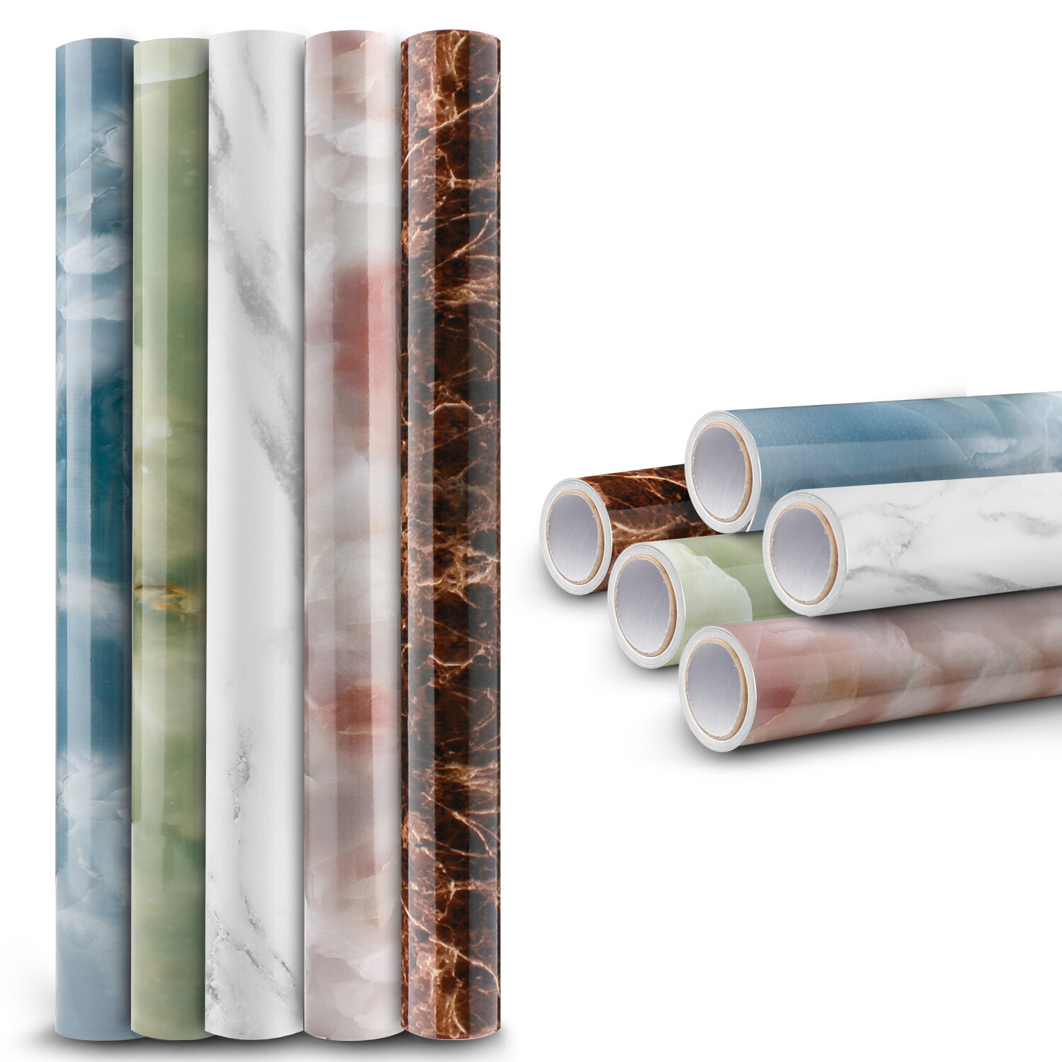Marble Contact Paper Oil-proof Wallpaper Film PVC Self-Adhesive Granite Sticker