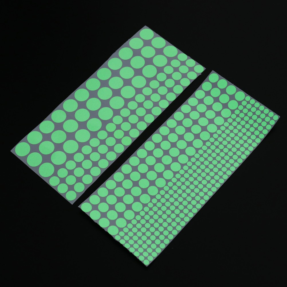 407 Pc Glow in The Dark Dots Circular Glow-in-the-dark Sticker Stickers Kids