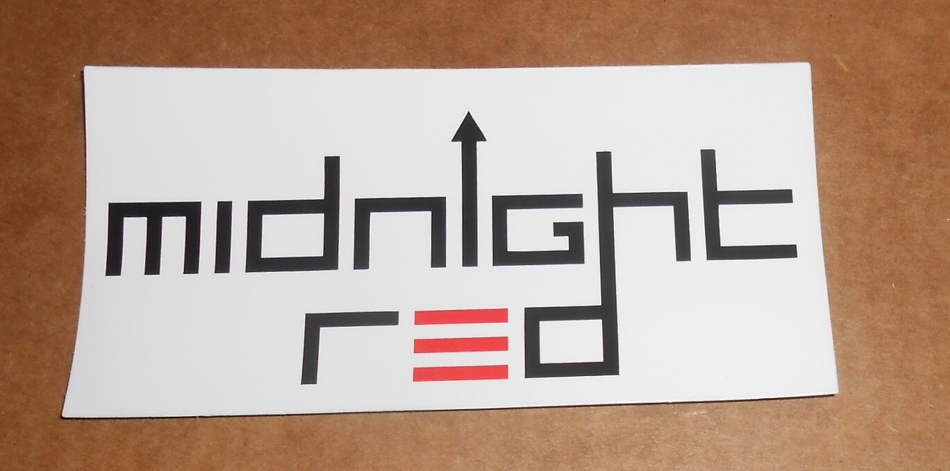 Midnight Red Sticker Promo One Club at a Time 6×3 Boy Band