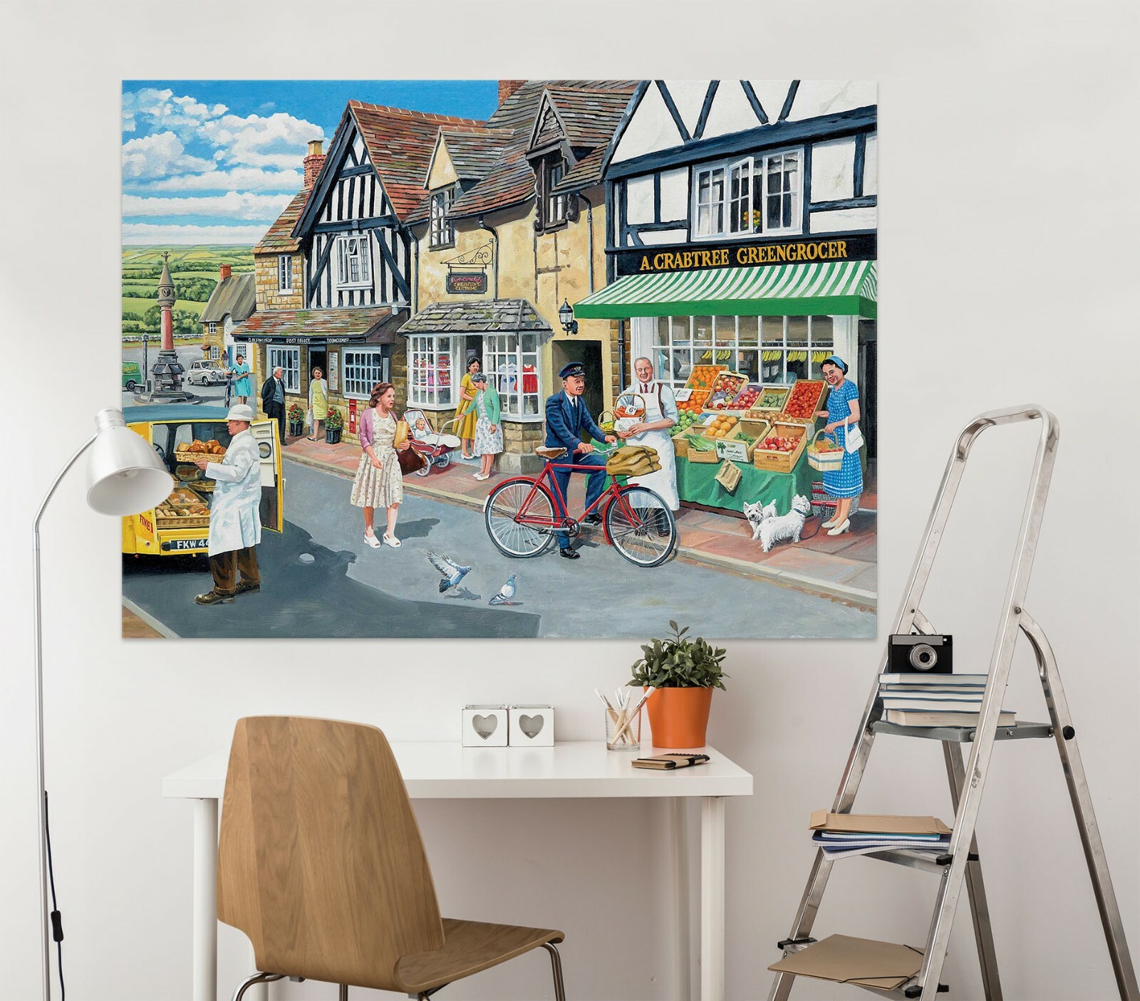 3D Park Street ZHU136 Wall Stickers Wall Murals Wallpaper Trevor Mitchell Amy
