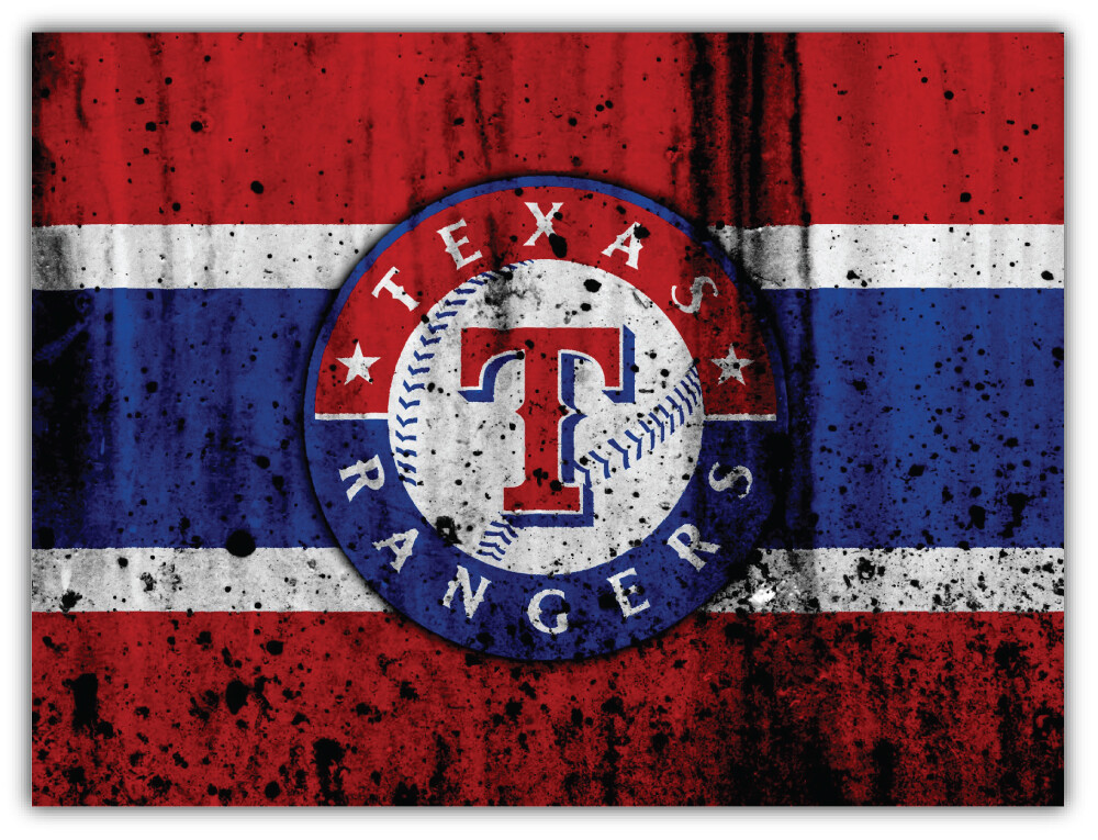 Texas Rangers MLB Baseball Sport Logo Car Bumper Sticker Decal “SIZES”