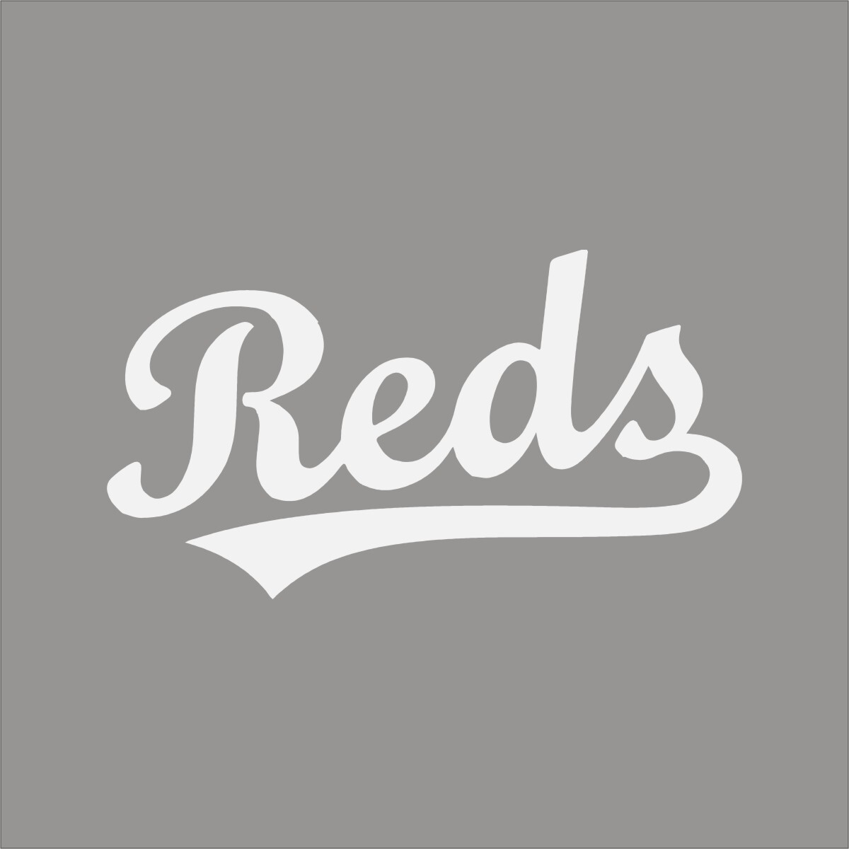 Cincinnati Reds #7 MLB Team Logo 1 Color Vinyl Decal Sticker Window Car Wall