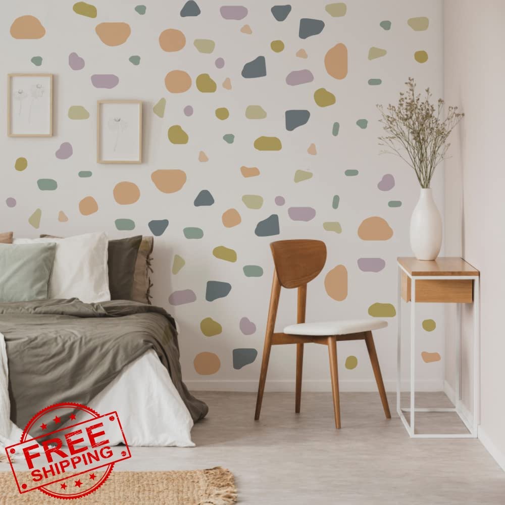Runtoo Wall Decals Boho Abstract Irregular