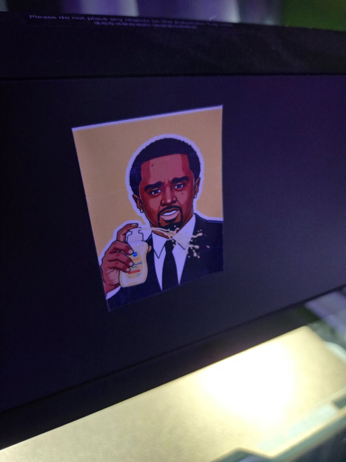 diddy inspired sticker small 1.57×2.05
